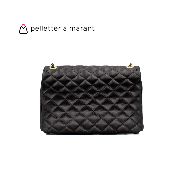 PELLETTERIA MARANT Aurora XL Matelassé Leather Handbag