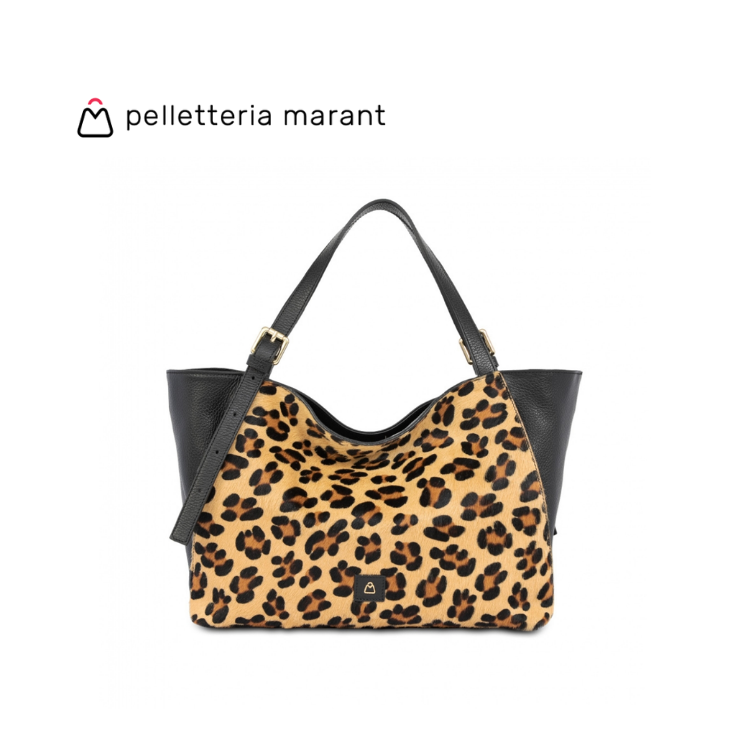 PELLETTERIA MARANT LUDMILLA MEDIA ANIMALIER Handbag