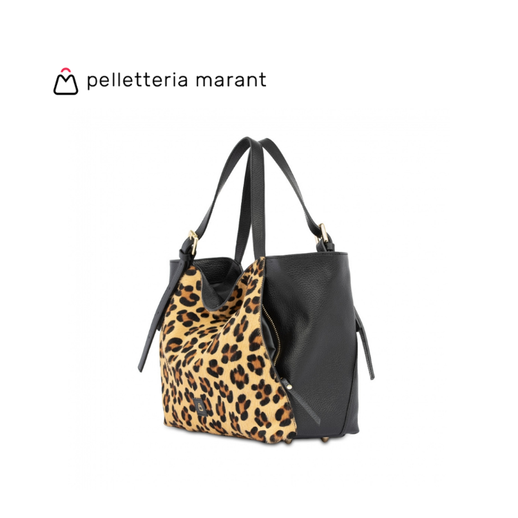 PELLETTERIA MARANT LUDMILLA MEDIA ANIMALIER Handbag