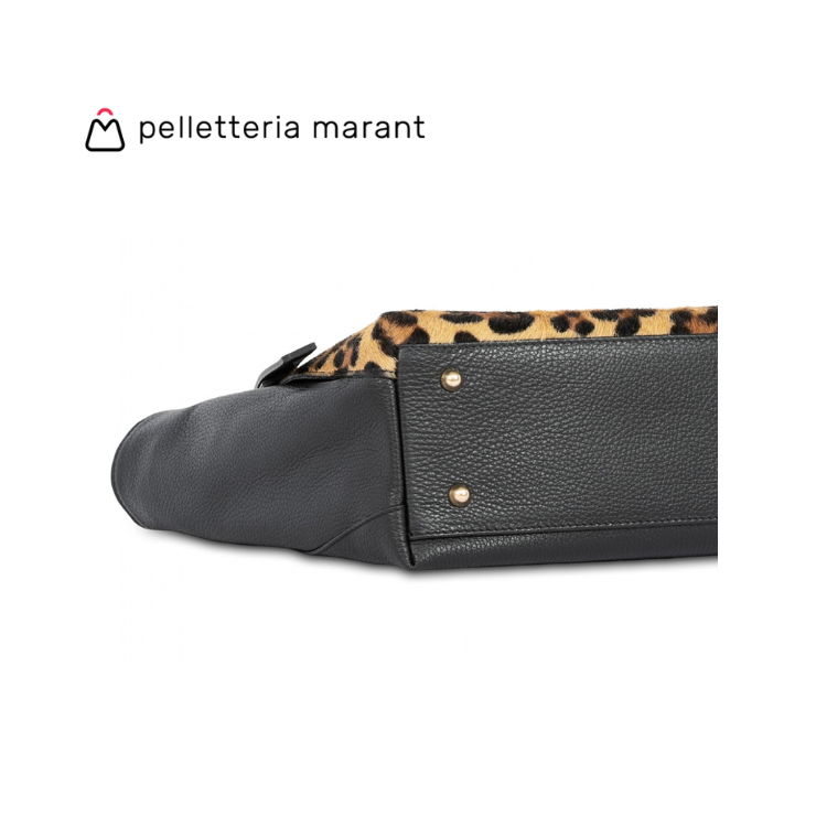 PELLETTERIA MARANT LUDMILLA MEDIA ANIMALIER Handbag