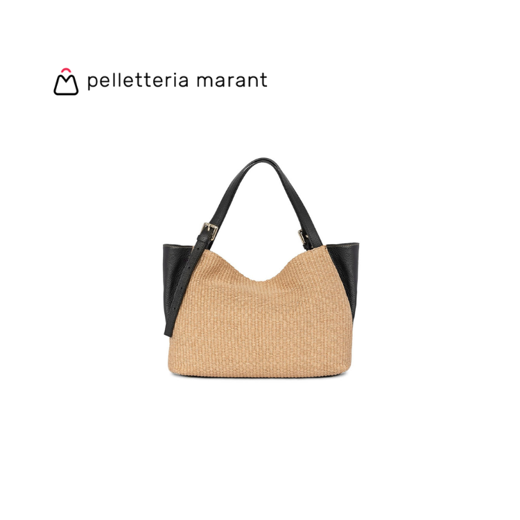 PELLETTERIA MARANT LUDMILLA SMALL RAFIA Handbag