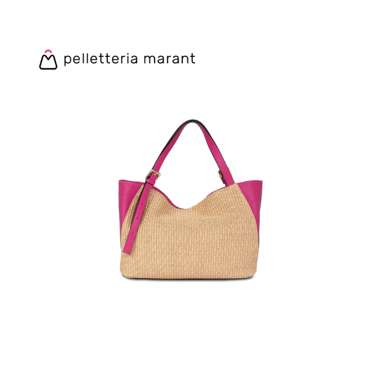 PELLETTERIA MARANT LUDMILLA SMALL RAFIA Handbag