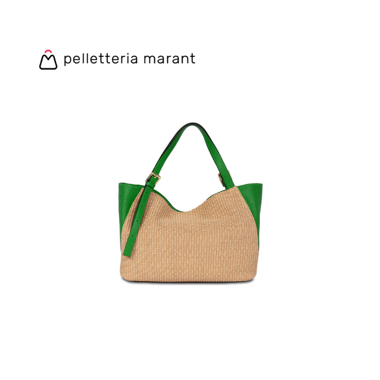 PELLETTERIA MARANT LUDMILLA SMALL RAFIA Handbag