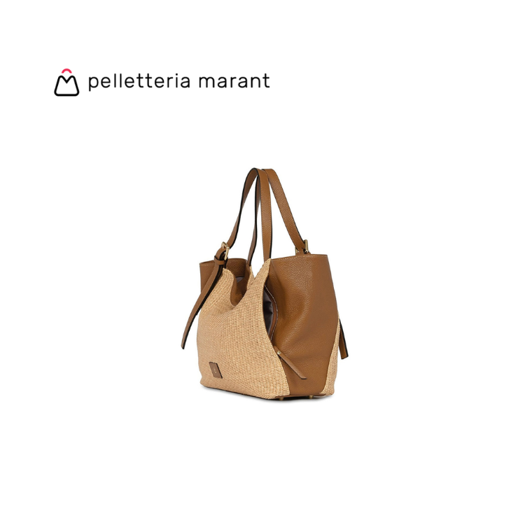 PELLETTERIA MARANT LUDMILLA SMALL RAFIA Handbag
