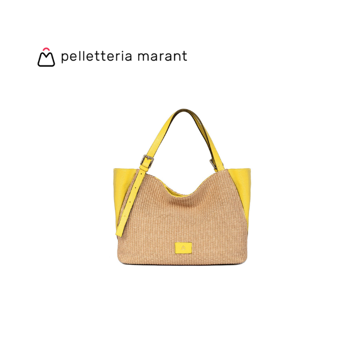 PELLETTERIA MARANT LUDMILLA SMALL RAFIA Handbag