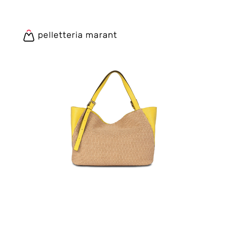 PELLETTERIA MARANT LUDMILLA SMALL RAFIA Handbag