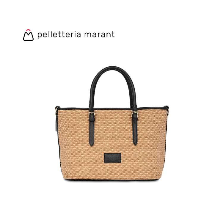 PELLETTERIA MARANT MARAYA Large Raffia Handbag
