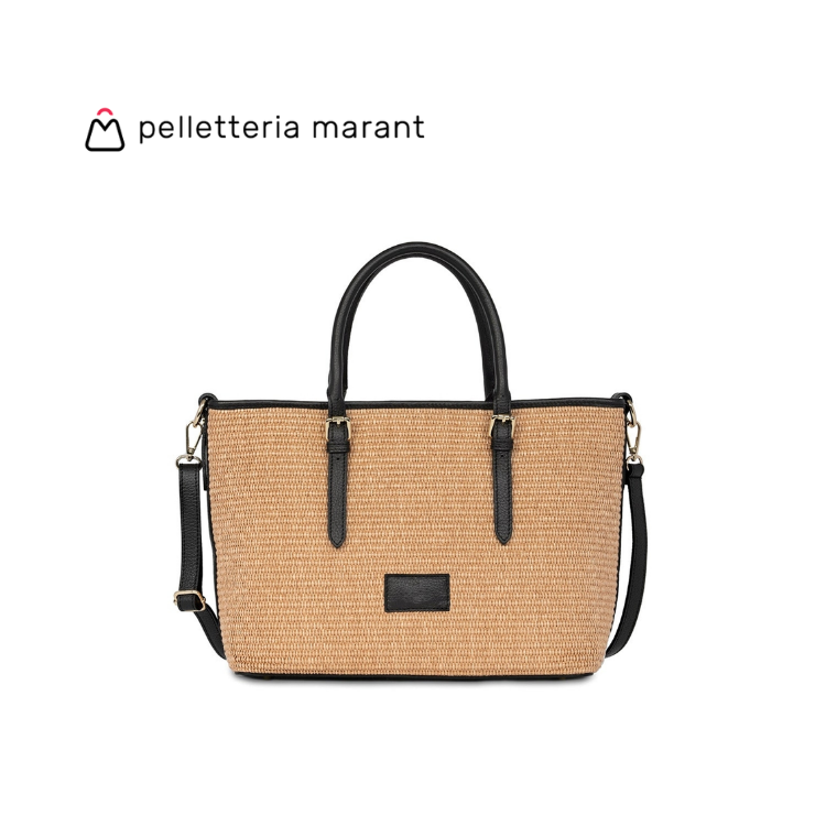 PELLETTERIA MARANT MARAYA Large Raffia Handbag