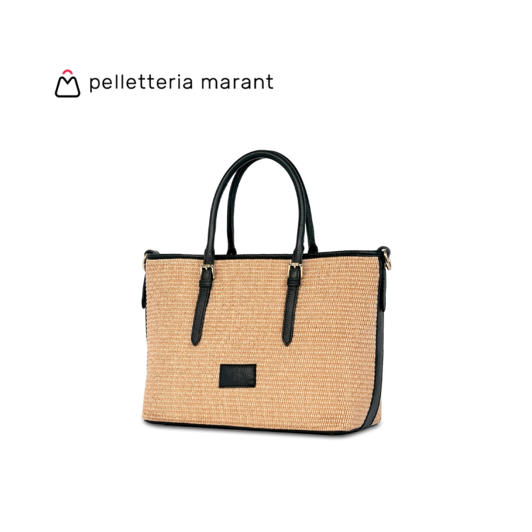 PELLETTERIA MARANT MARAYA Large Raffia Handbag