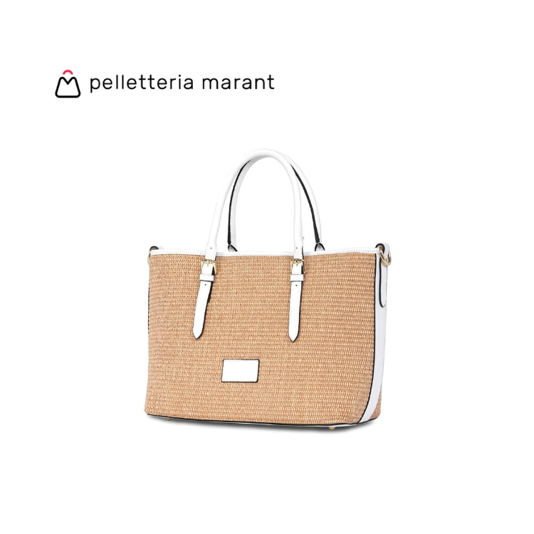 PELLETTERIA MARANT MARAYA Large Raffia Handbag