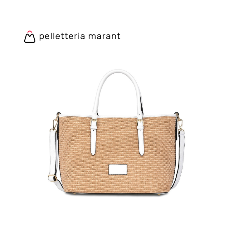 PELLETTERIA MARANT MARAYA Large Raffia Handbag
