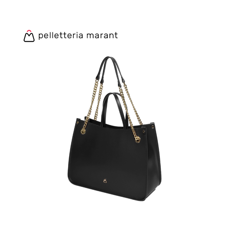 PELLETTERIA MARANT MARTA Leather Tote Handbag
