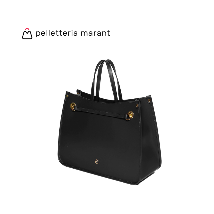 PELLETTERIA MARANT MARTA Leather Tote Handbag