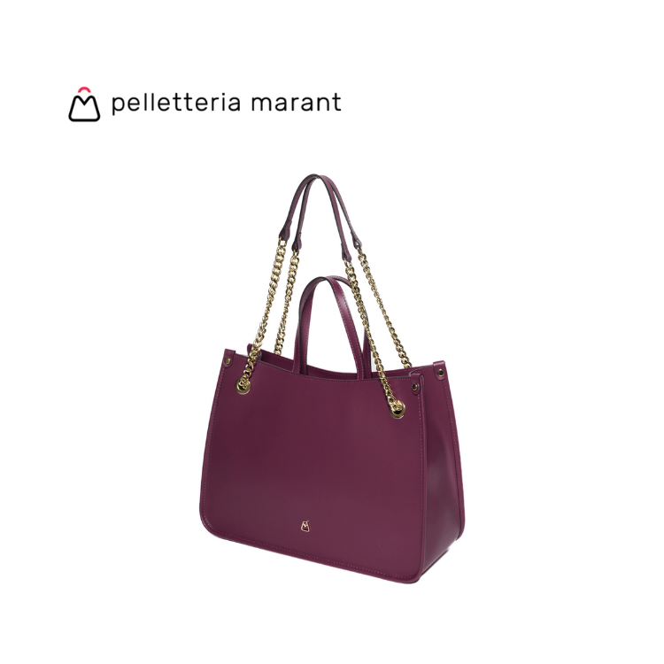 PELLETTERIA MARANT MARTA Leather Tote Handbag