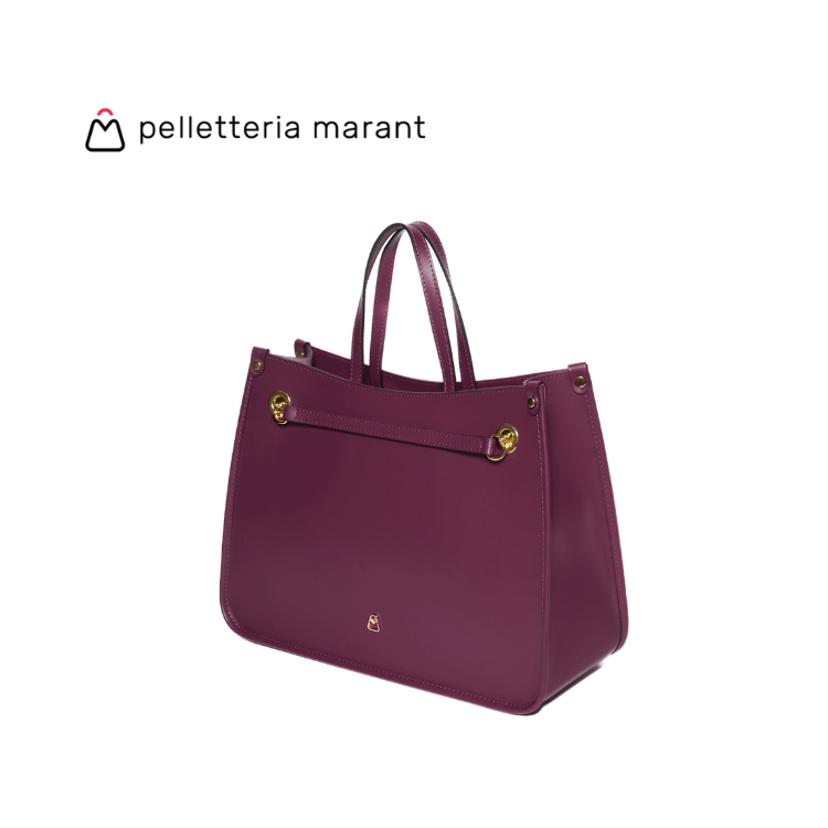 PELLETTERIA MARANT MARTA Leather Tote Handbag