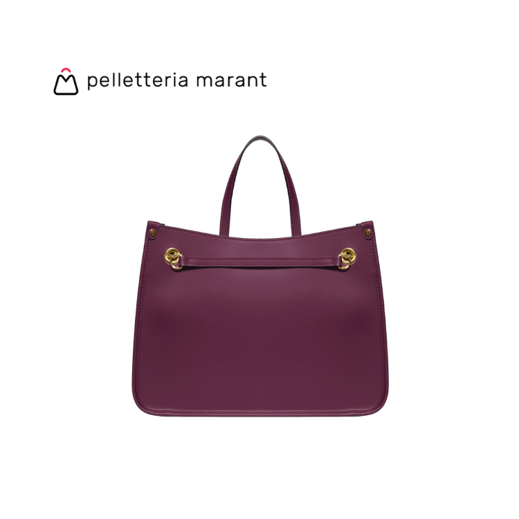 PELLETTERIA MARANT MARTA Leather Tote Handbag