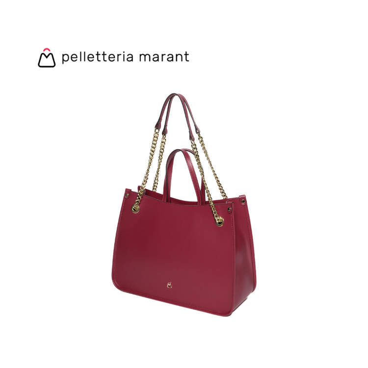 PELLETTERIA MARANT MARTA Leather Tote Handbag