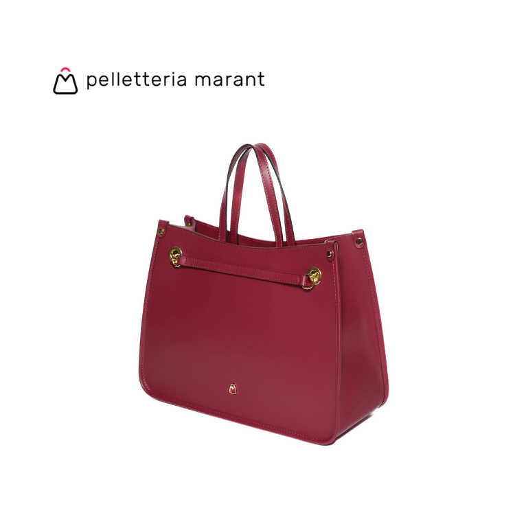 PELLETTERIA MARANT MARTA Leather Tote Handbag