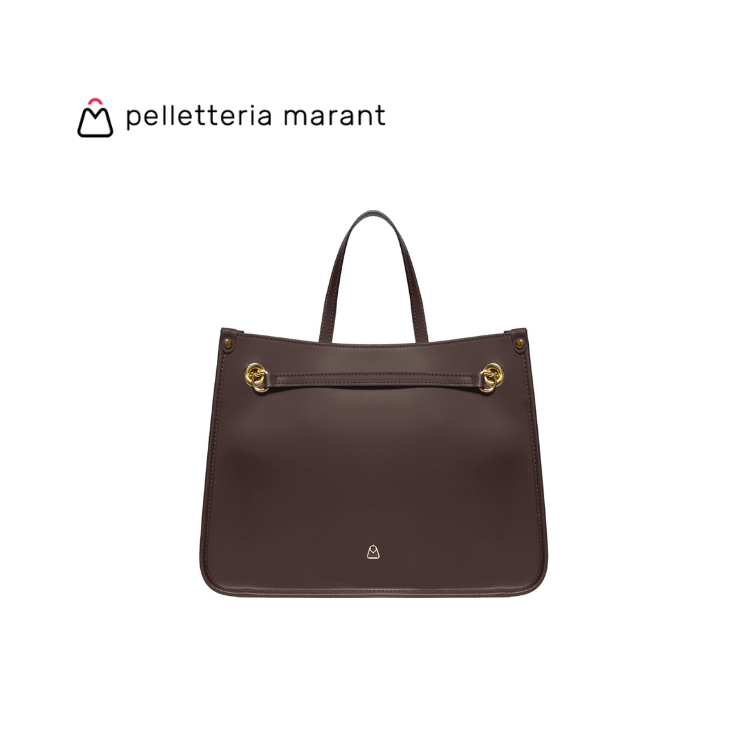 PELLETTERIA MARANT MARTA Leather Tote Handbag