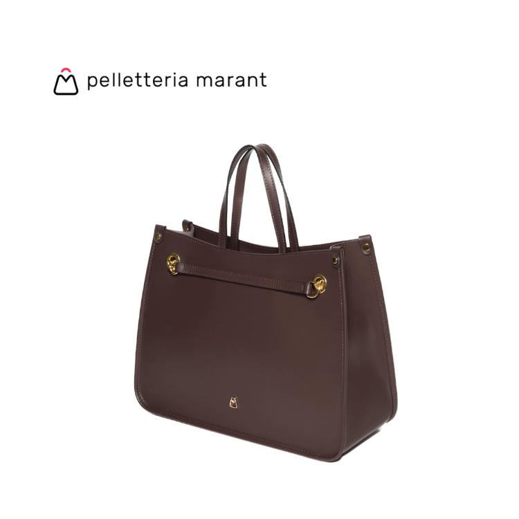 PELLETTERIA MARANT MARTA Leather Tote Handbag