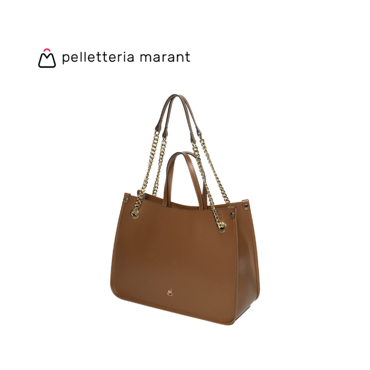 PELLETTERIA MARANT MARTA Leather Tote Handbag