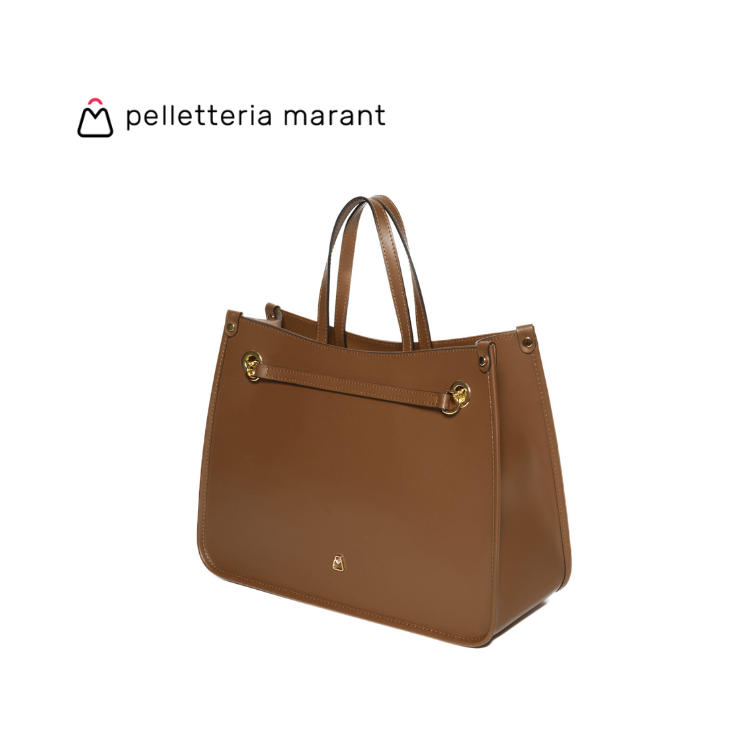 PELLETTERIA MARANT MARTA Leather Tote Handbag