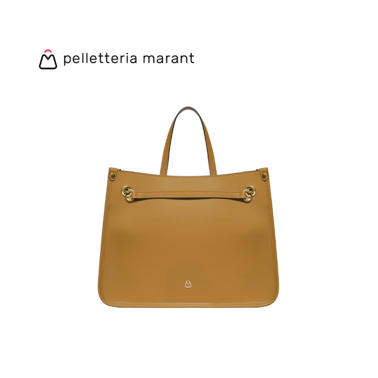 PELLETTERIA MARANT MARTA Leather Tote Handbag