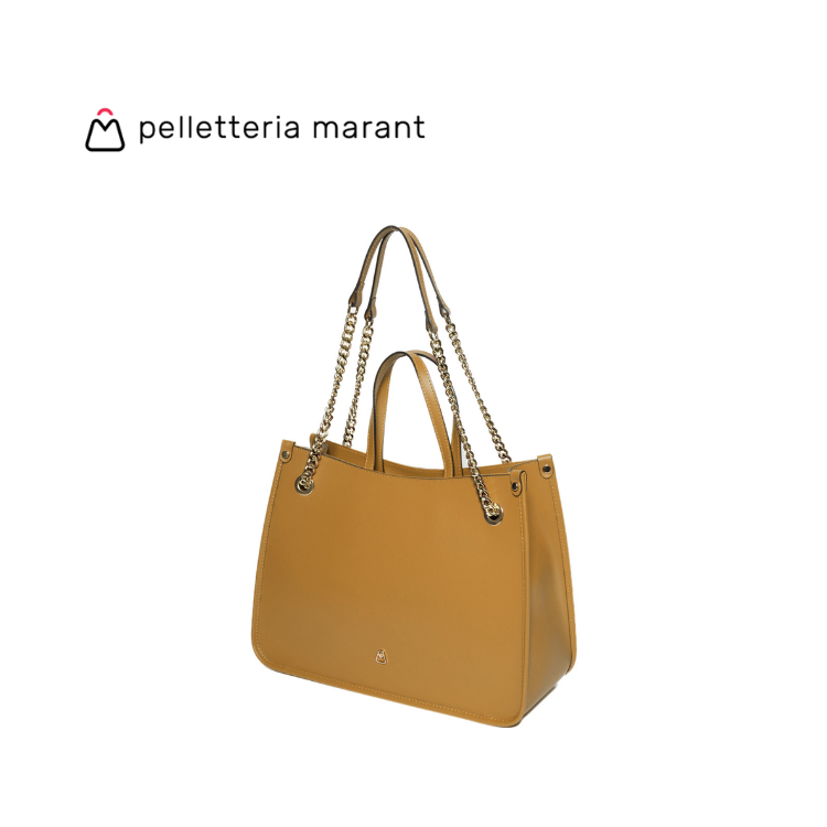 PELLETTERIA MARANT MARTA Leather Tote Handbag