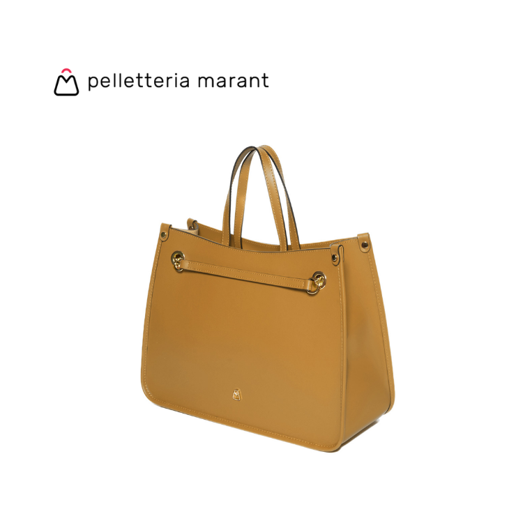PELLETTERIA MARANT MARTA Leather Tote Handbag