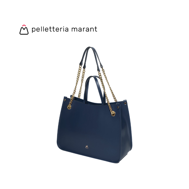 PELLETTERIA MARANT MARTA Leather Tote Handbag