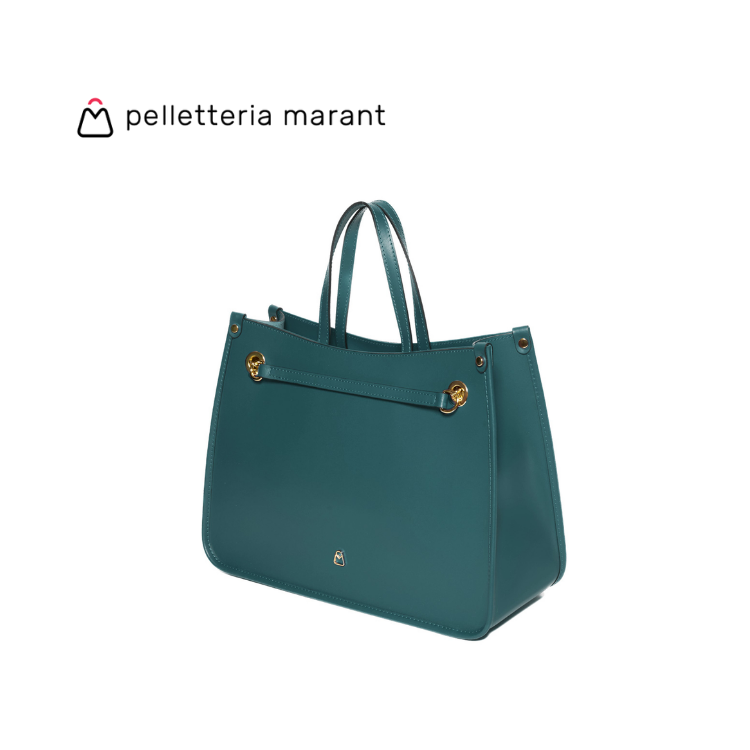 PELLETTERIA MARANT MARTA Leather Tote Handbag