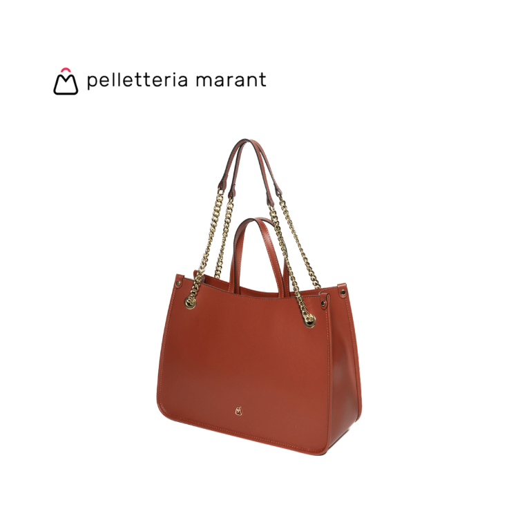 PELLETTERIA MARANT MARTA Leather Tote Handbag