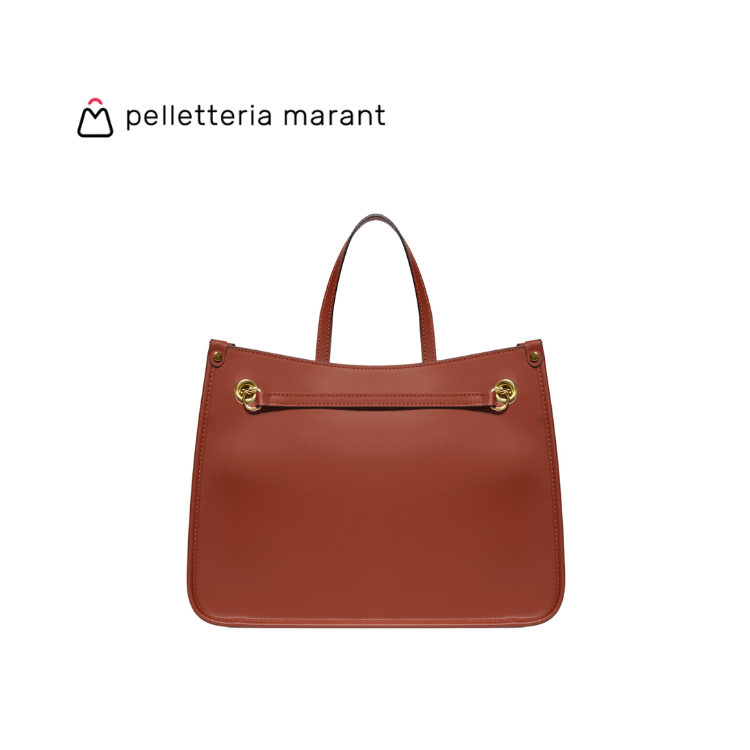 PELLETTERIA MARANT MARTA Leather Tote Handbag