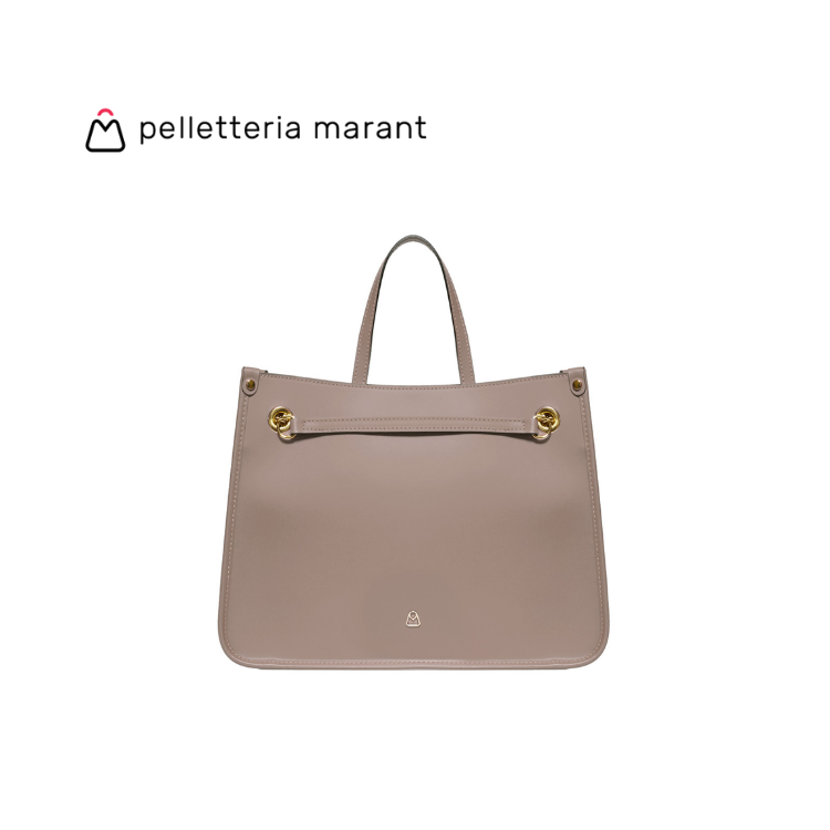 PELLETTERIA MARANT MARTA Leather Tote Handbag