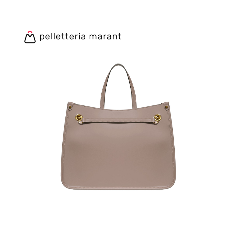 PELLETTERIA MARANT MARTA Leather Tote Handbag