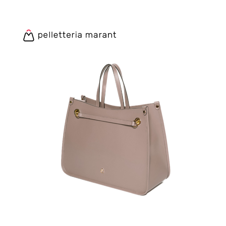 PELLETTERIA MARANT MARTA Leather Tote Handbag