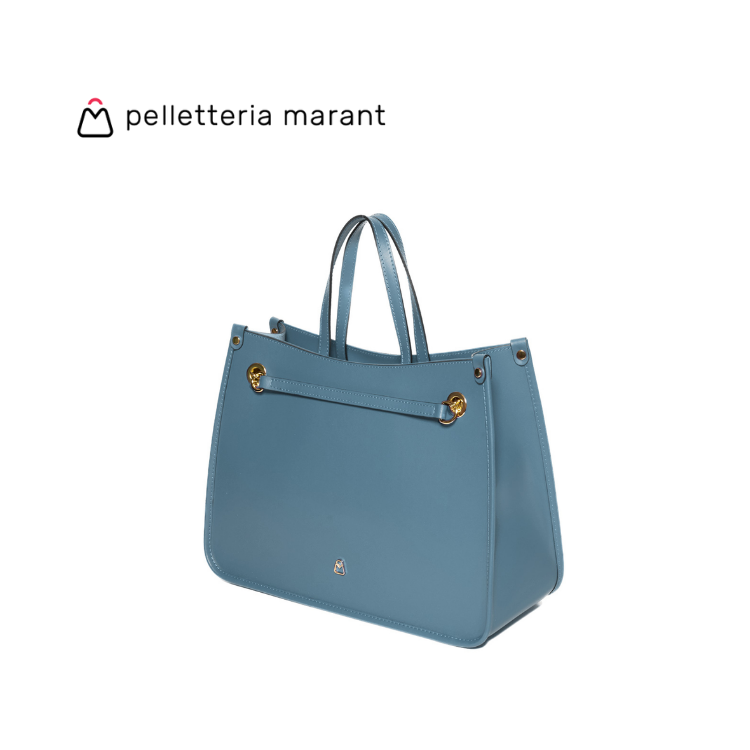 PELLETTERIA MARANT MARTA Leather Tote Handbag