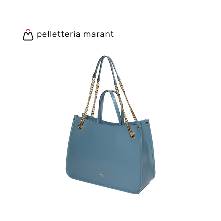 PELLETTERIA MARANT MARTA Leather Tote Handbag