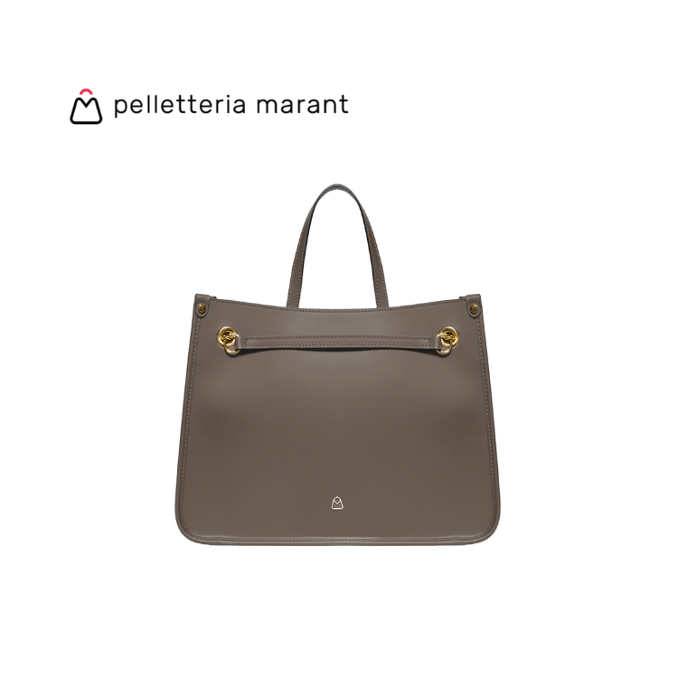 PELLETTERIA MARANT MARTA Leather Tote Handbag