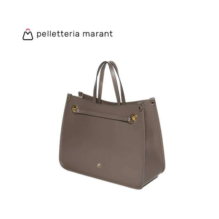 PELLETTERIA MARANT MARTA Leather Tote Handbag