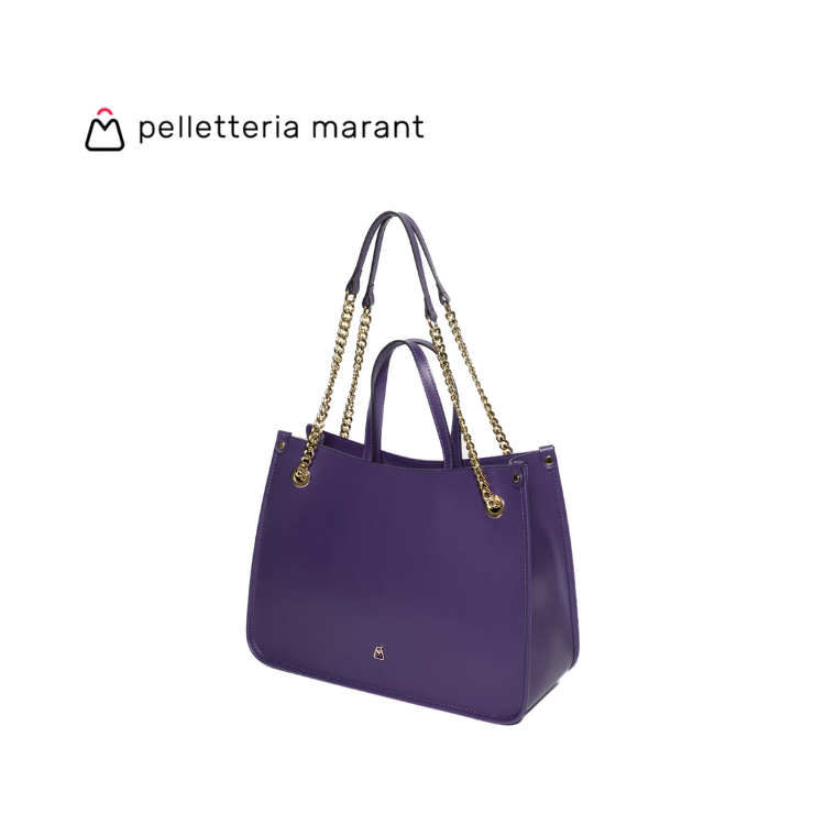 PELLETTERIA MARANT MARTA Leather Tote Handbag
