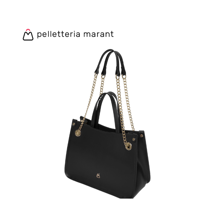 PELLETTERIA MARANT MARTA SMALL Leather Handbag