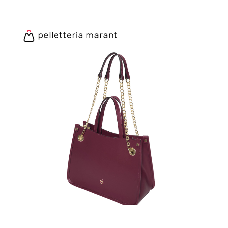 PELLETTERIA MARANT MARTA SMALL Leather Handbag