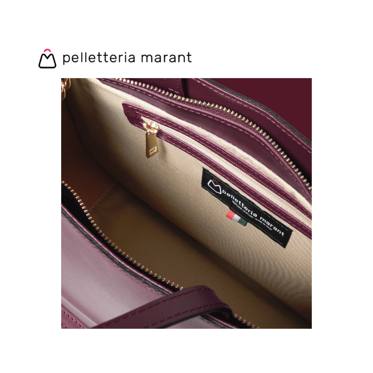 PELLETTERIA MARANT MARTA SMALL Leather Handbag