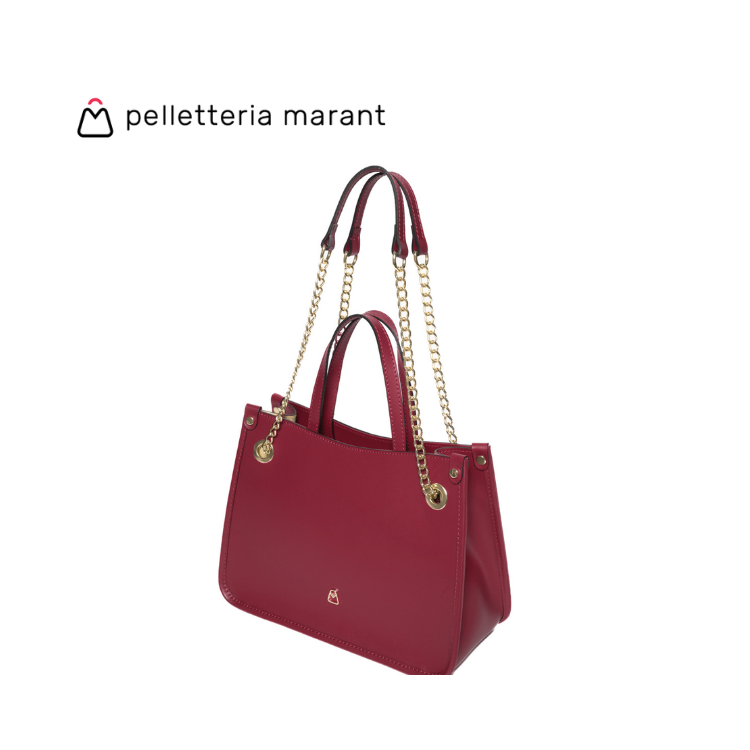PELLETTERIA MARANT MARTA SMALL Leather Handbag