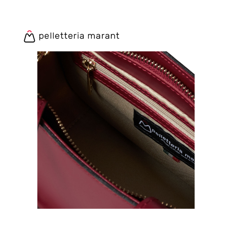 PELLETTERIA MARANT MARTA SMALL Leather Handbag