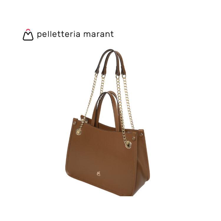 PELLETTERIA MARANT MARTA SMALL Leather Handbag