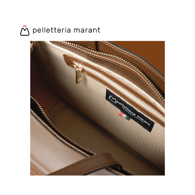 PELLETTERIA MARANT MARTA SMALL Leather Handbag