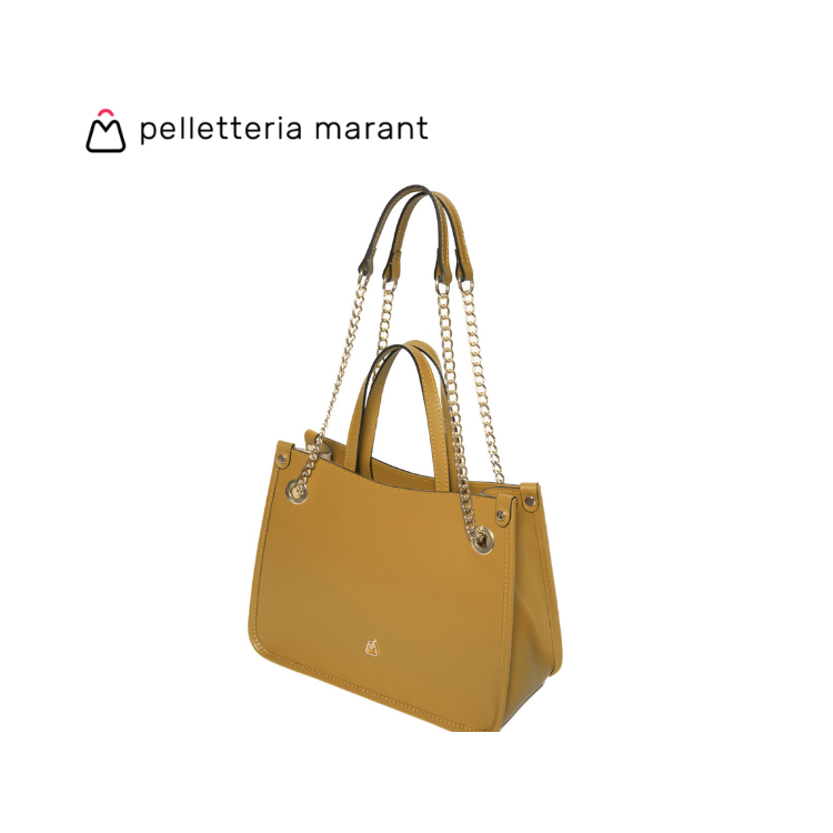 PELLETTERIA MARANT MARTA SMALL Leather Handbag
