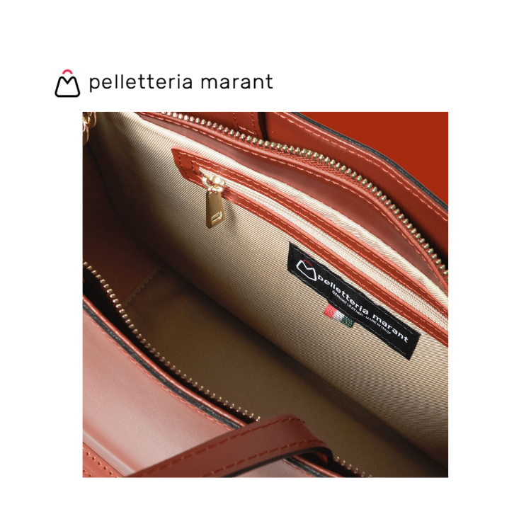 PELLETTERIA MARANT MARTA SMALL Leather Handbag